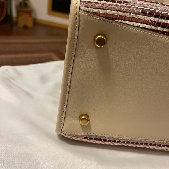 coach upwoven field tote